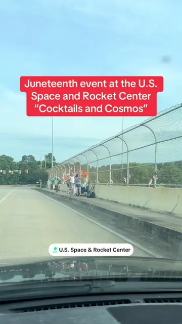 Celebrated Juneteenth at Cocktails and Cosmos tonight at the rocket museum in Hu