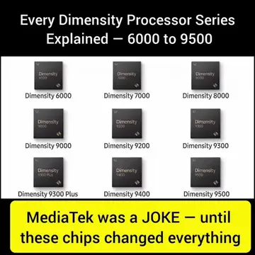 Part 01 ✅ Dimensity 6000 vs 7000 vs 8000 Explained #MediaTek #Dimensity #MobileP