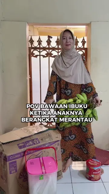 Mudik cuma modal baju, tapi berangkat merantau dibekalin ibu segini banyak🥹 Pad
