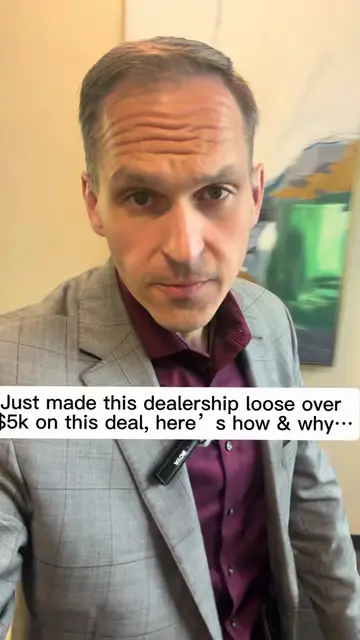 I just made a dealership lose over $5k on a single car deal, here’s how and why…