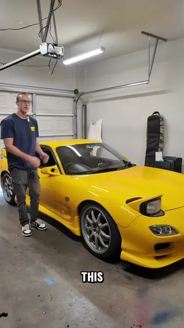 Day 1 of trying to cool down a notoriously hot FD RX7 rotary engine. #mazda #rx7