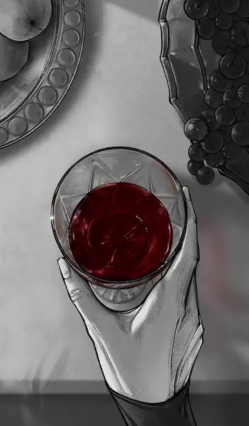 Он думает, что это игра Она просто пьёт вино  Многие спрашивали, как зовут персо