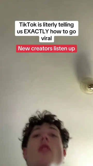 New creators, TikTok is literly telling us exactly how to go viral and no one is