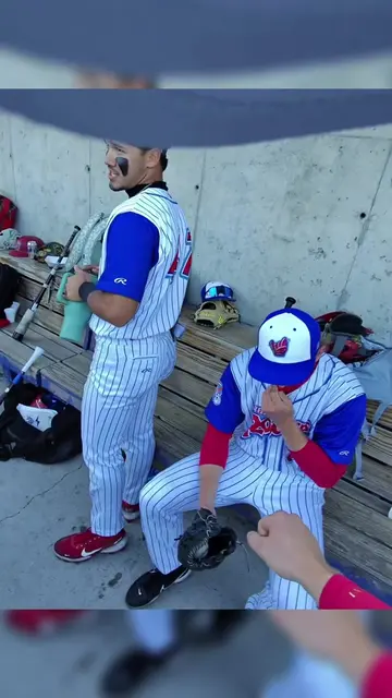 POV: play LEFT FIELD with a D1 Baseball Player!🔥 #collegebaseball #d1athlete #m