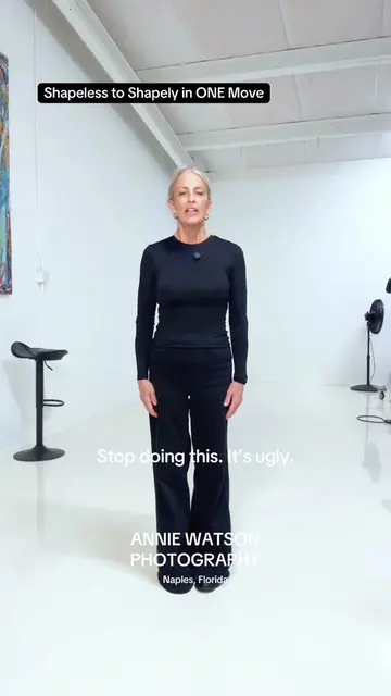 Why do you look shapeless in every photo? It’s not your body. It’s your stance. 