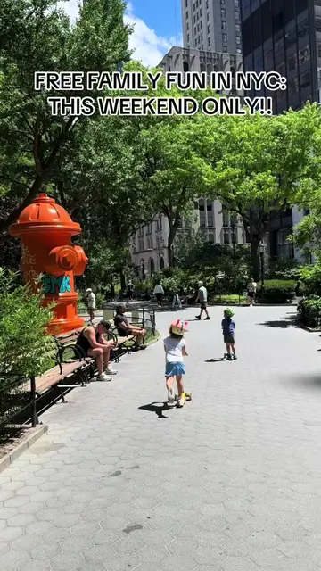 @Netflix Playground in Madison Square Park was a HIT! #freefamilyfun #nyckids #n