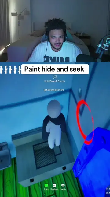 Paint hide and seek #gaming