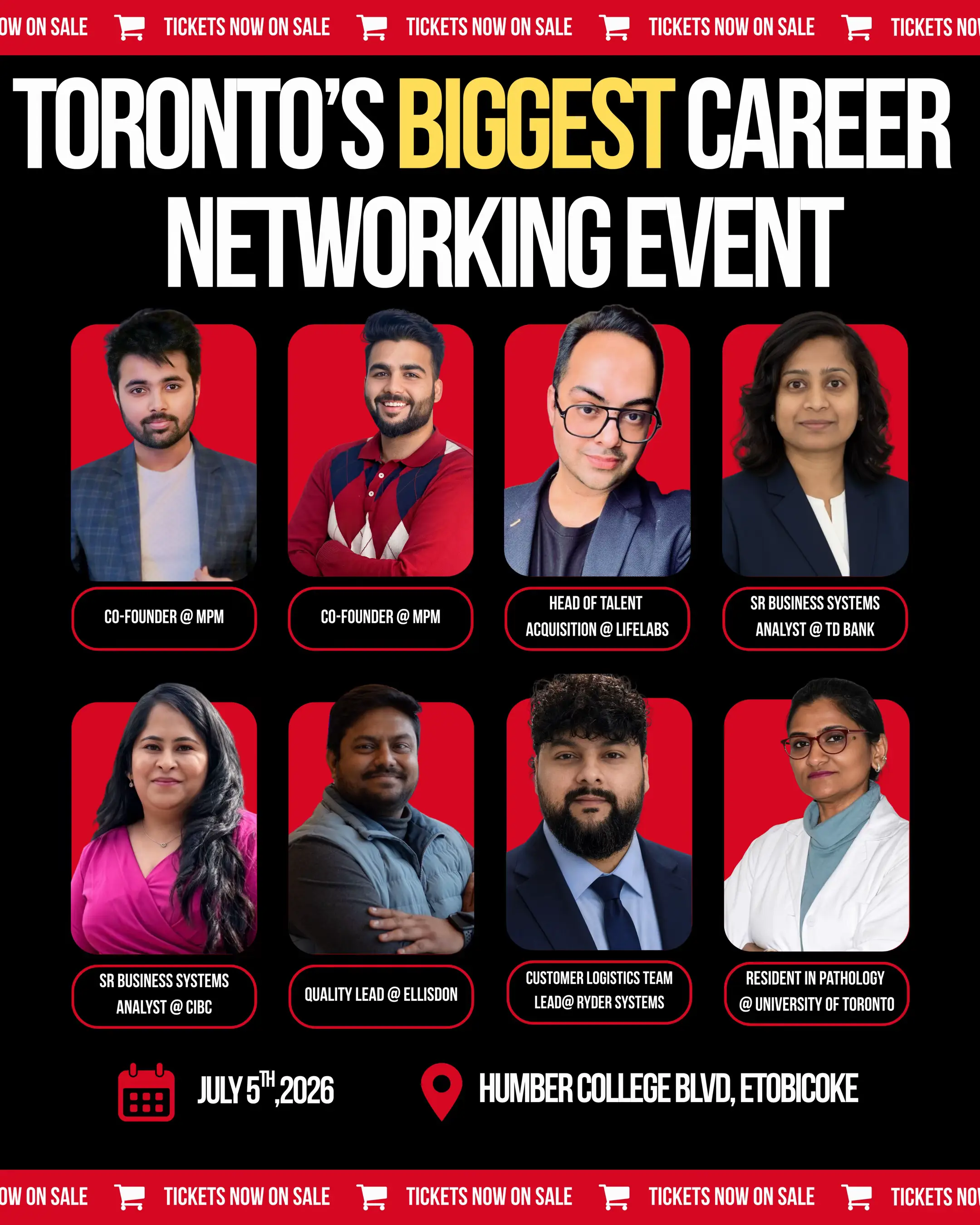 INDUSTRY EXPERTS FOR TORONTO’s BIGGEST CAREER NETWORKING EVENT 🇨🇦 And professi