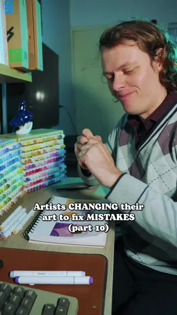 There's always a creative way you can turn the mistake in your art into somethin