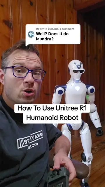 Replying to @j415185 How To Use Unitree R1 Humanoid Robot #robot #Tech #unitree 