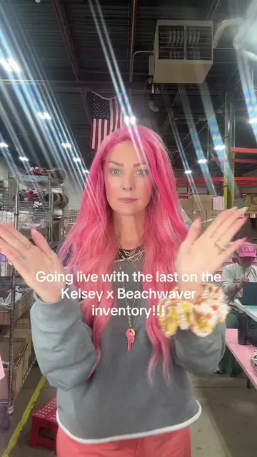 Limited edition @Kelsey Martinez x Beachwaver is almost SOLD OUT!!!! Join live t
