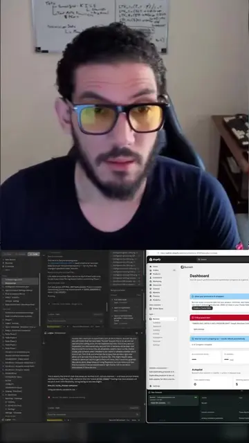 🔴 YOUTUBE LIVE: Link in bio (sha8al) 💬 TELEGRAM: t.me/sha8al_chat #vibecoding 