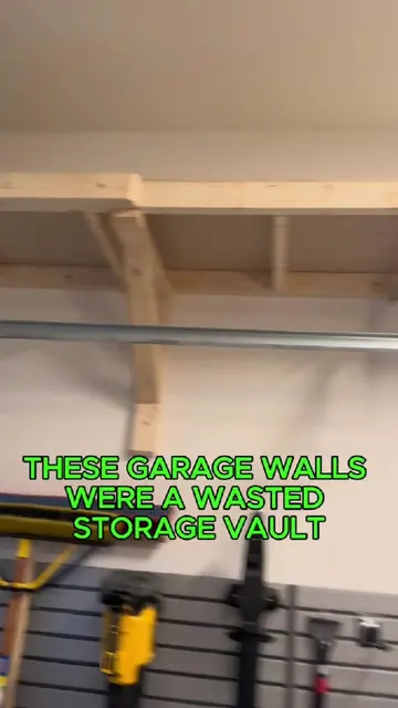 Most garages have plenty of storage space—it’s just floating entirely unused rig