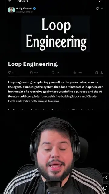 De los creadores de Prompt Engineer, ahora tenemos Loop Engineering #ia #devops 