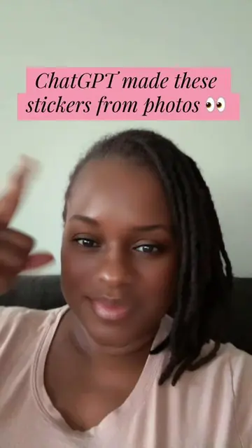 Did you know ChatGPT can turn your photos into stickers? 👀 I'm sharing exactly 