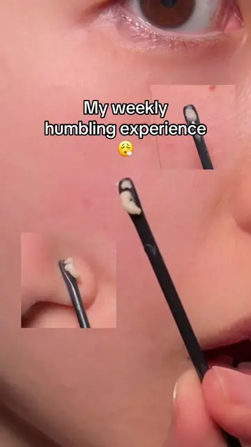 feeling humbled 🥲 but at least my pores are clean!! Product used: @Heveblue.us 