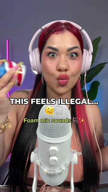 Foam on the mic might be my new obsession… the sounds are sooo soft, fluffy and 
