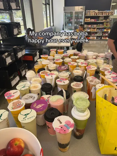 Best perk of my internship #thatsmywhy #internship #trend #viral #boba 