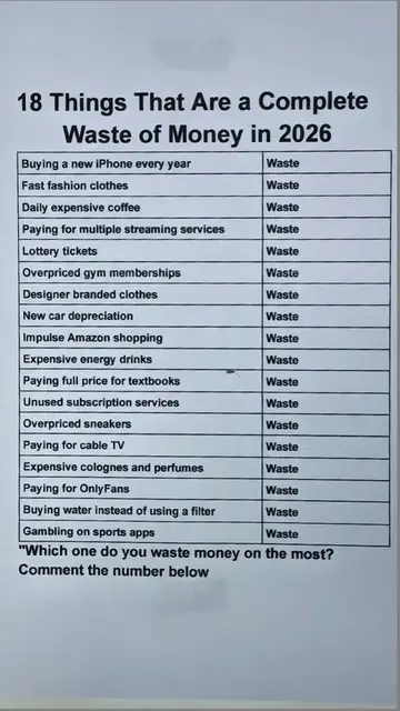 "18 Things People Think Are a Complete Waste of Money" #moneytips #PersonalFinan