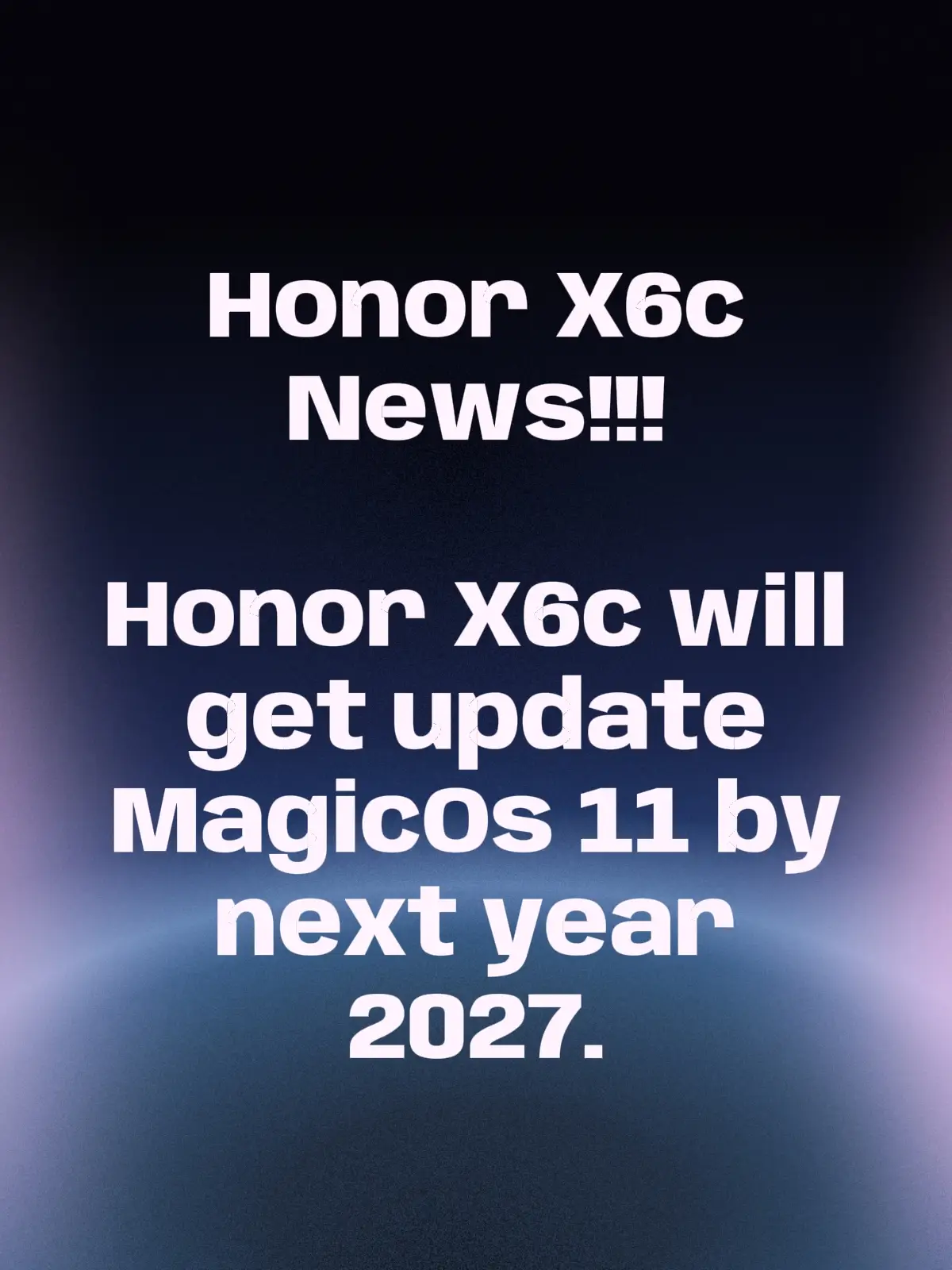 #honorx6c #magicos #update #phone #fyp 