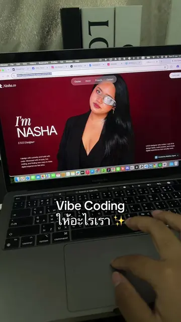 The power of coding. ให้ความสนุก55555   #vibecoding #uxuidesign #designer #webbu