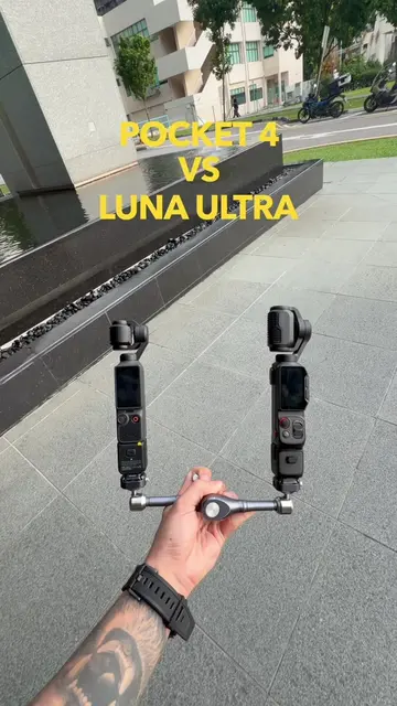 Pocket 4 vs Luna Ultra 👀 Same exact settings, same scene… but somehow, there’s 