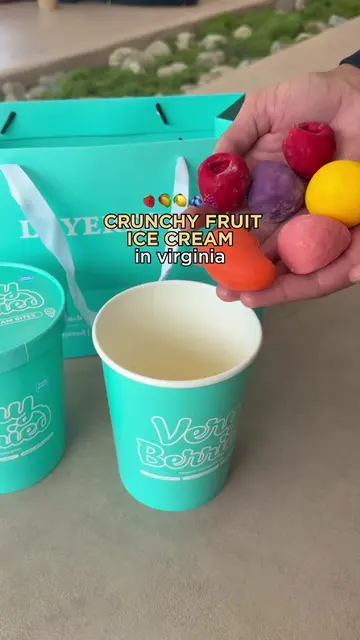 @Layered just launched crunchy fruit ice cream bites! It’s made with real fruit 