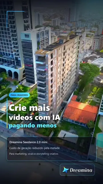 Dreamina Seedance 2.0 mini já está disponível na Dreamina, plataforma oficial de