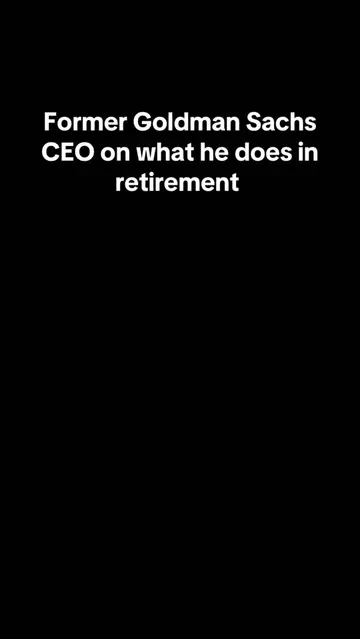 Former Goldman Sachs CEO explains how he handles his personal investments in ret