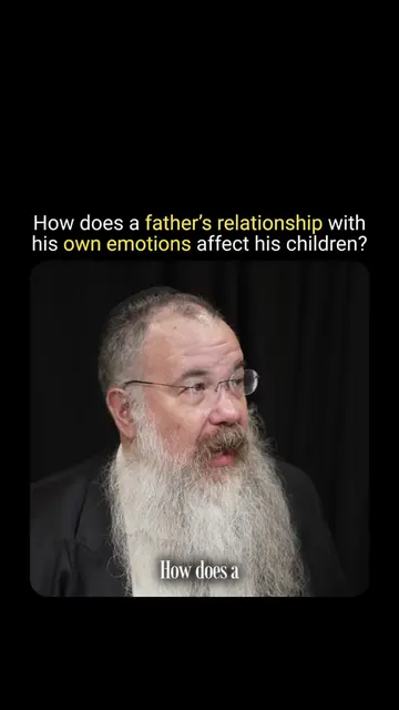 The emotional stability of a father creates the level of stability in the home. 