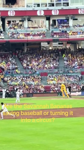 #creatorsearchinsights#contentcreator#savannahbananas#baseball#circus
