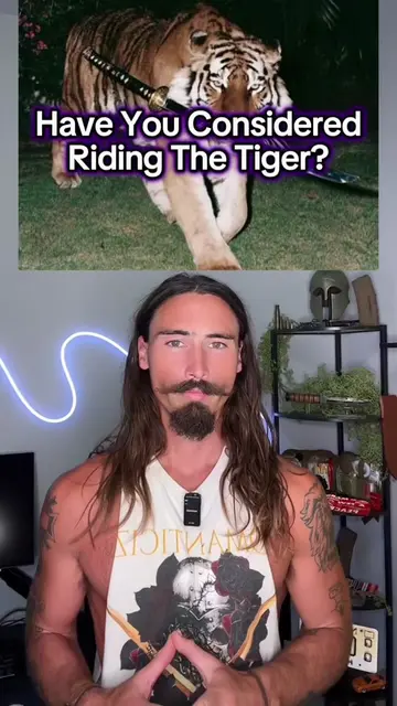 Have you considered, maybe perhaps, riding the tiger? #nietzsche #evola #ridethe
