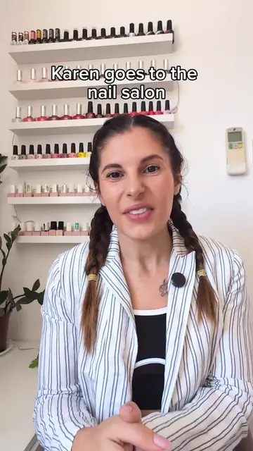 Follow me for more nail tech skits and lessons 🥰 Have you ever had a client lik