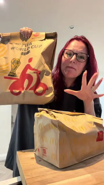 My husband is hungry so we got a cheeky maccies #FoodTok #whatieat #macdonalds #