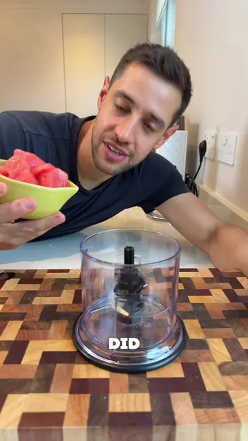 💾 Save this recipe for later HERE ⤵️✨ 🍉🍓 Watermelon & Strawberry Sorbet Recip