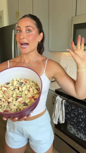 @DFYNE code MELANIEM Sweet and Salty Apple Chicken Salad Meal Prep!!🤍 Salad Ing