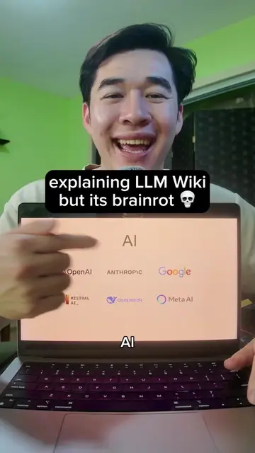 LLM Wiki explained but its brain rot