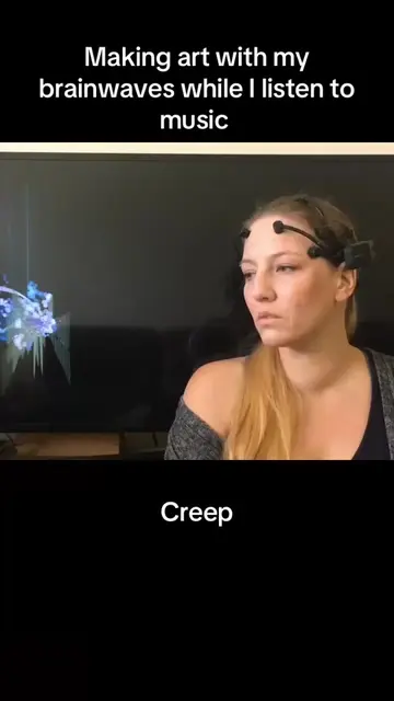 I developed software that creates art from my brainwaves while I listen to music