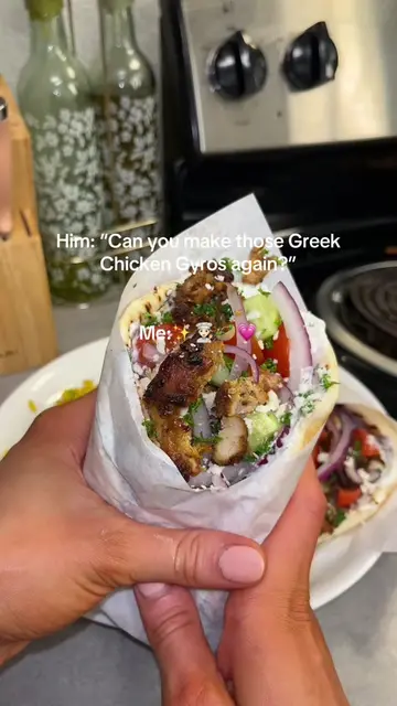 Chicken Gyros✨🥙🍗 I can’t get over them! #homecooked #mealinspo #foodshare #Coo