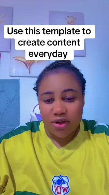 Use this template and create your content 