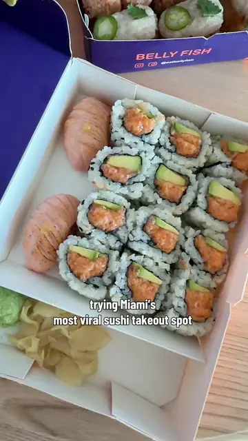 NEW HYPERFIXATION FOOD UNLOCKED 🔓 📍 Bellyfish, Miami #miami #sushi #bellyfish 