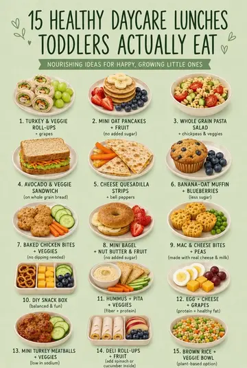 🥪✨ 15 HEALTHY DAYCARE LUNCH IDEAS TODDLERS ACTUALLY EAT! ✨🥦 Need easy lunch in