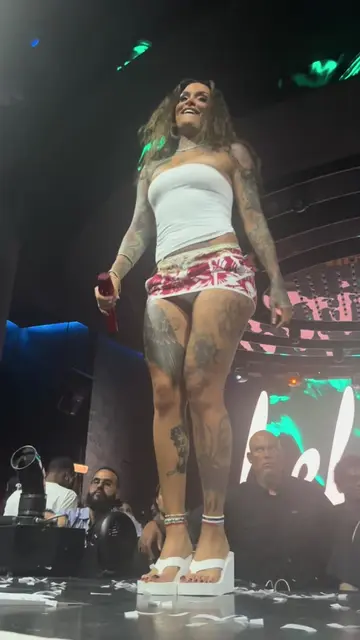 Kehlani performing pocket for the first time at LIV nightclub in Vegas!! #kehlan