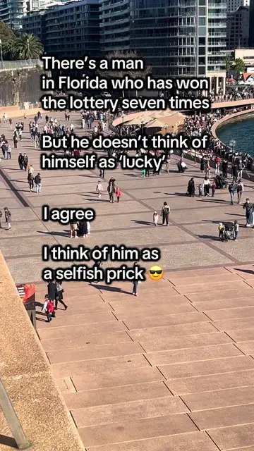 Lucky for some 😎 But seriously, the chance of you winning lotto is less than be