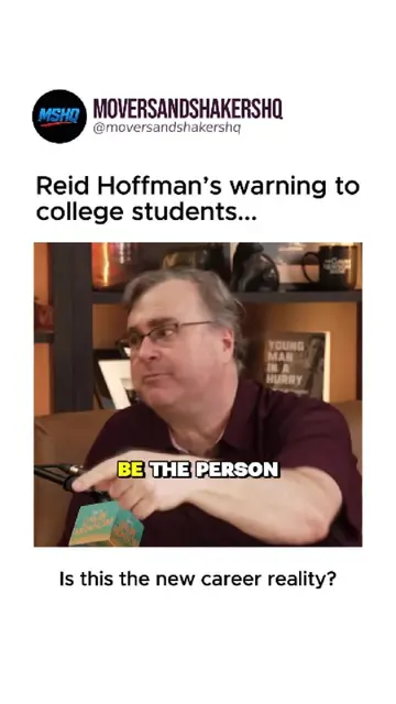 The blunt career advice Reid Hoffman wants college students to hear: don’t opt o