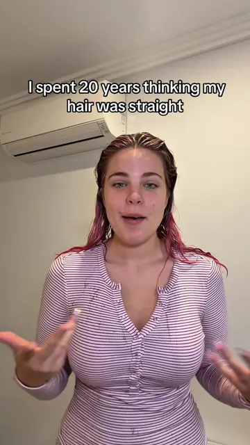 I was convinced my hair was straight 😭 did I do this right? Tutorial from @yali