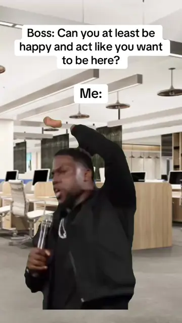 There you go, I’m “so excited” to be here! 🤣 #Meme #MemeCut #boss #workmemes #w