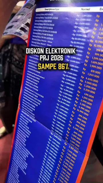 Berburu barang ex display di PRJ 🥰 diskonnya ada yang sampe 86% SnK Promo cek d