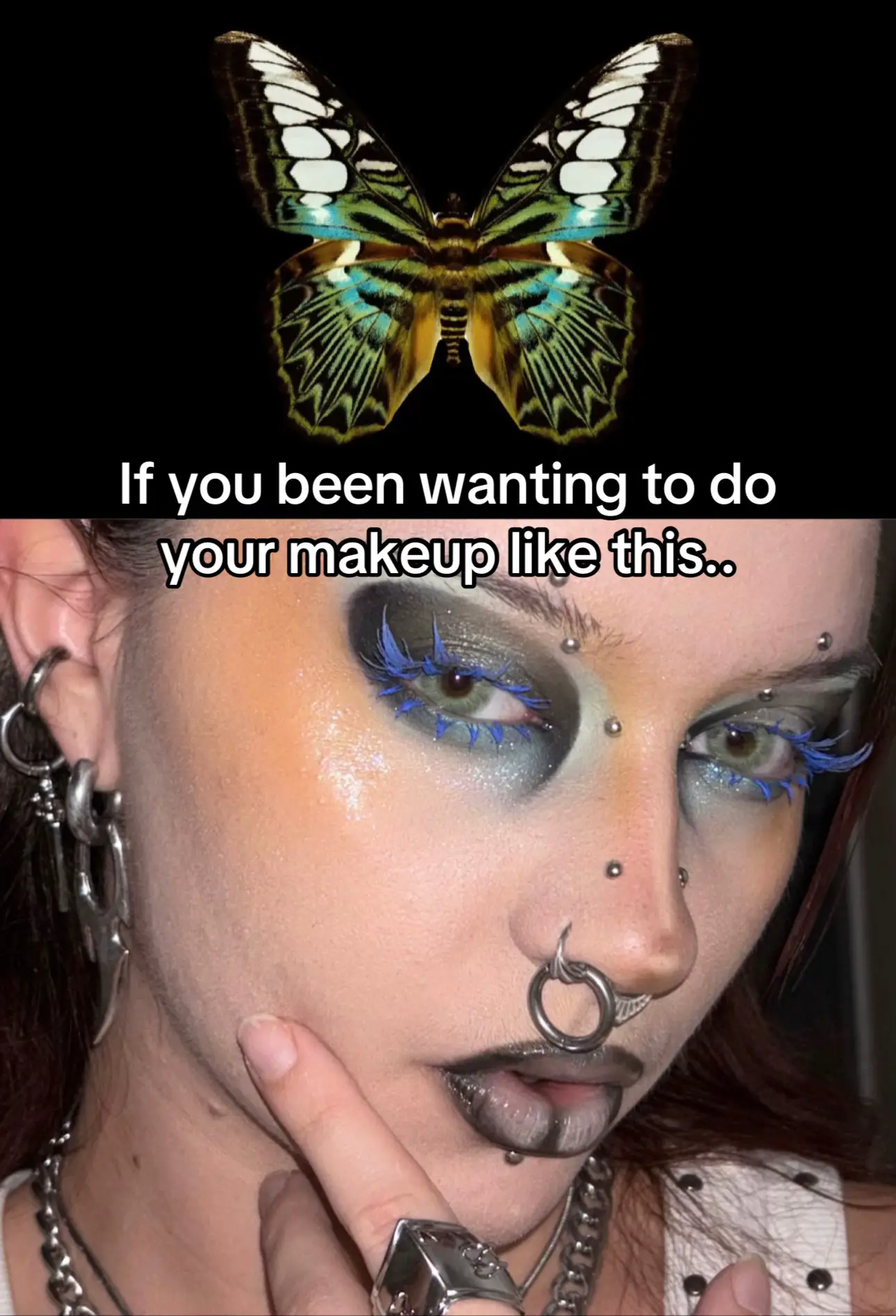 🪼✨ #makeupinspo #altmakeup #creativemakeup #alternativemakeup #whimsical 