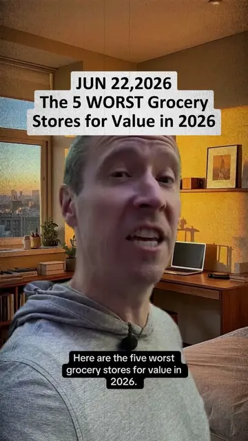 Top 5 Worst Grocery Stores for Value in 2026 🛒💰 #money #wealth #finance #groce